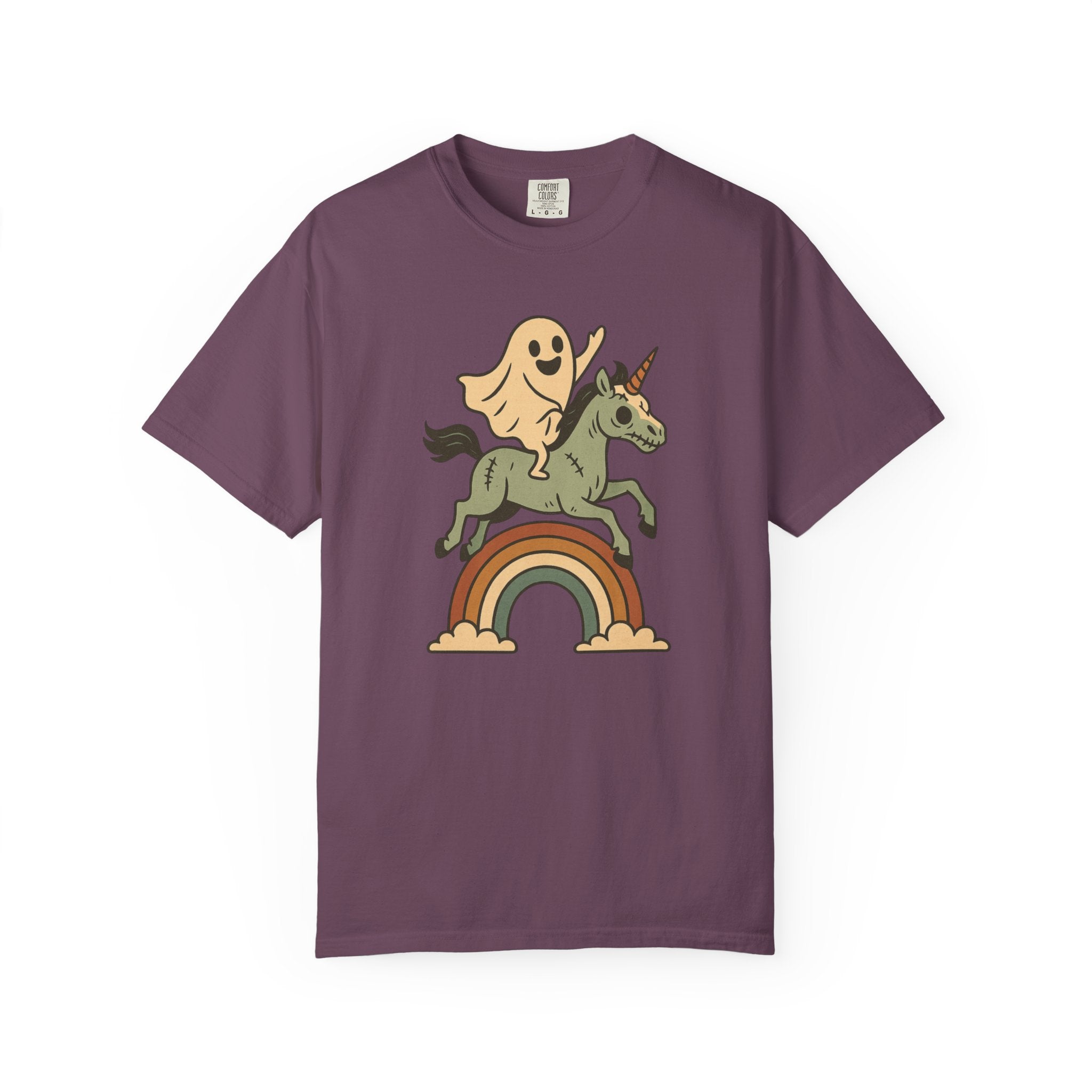 Ghost Unicorn Rainbow T-Shirt