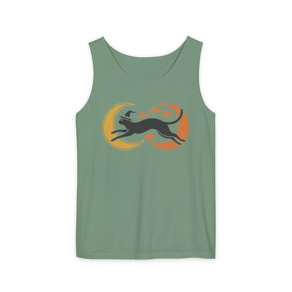 Witch Cat Celestial Ufo Tank Top