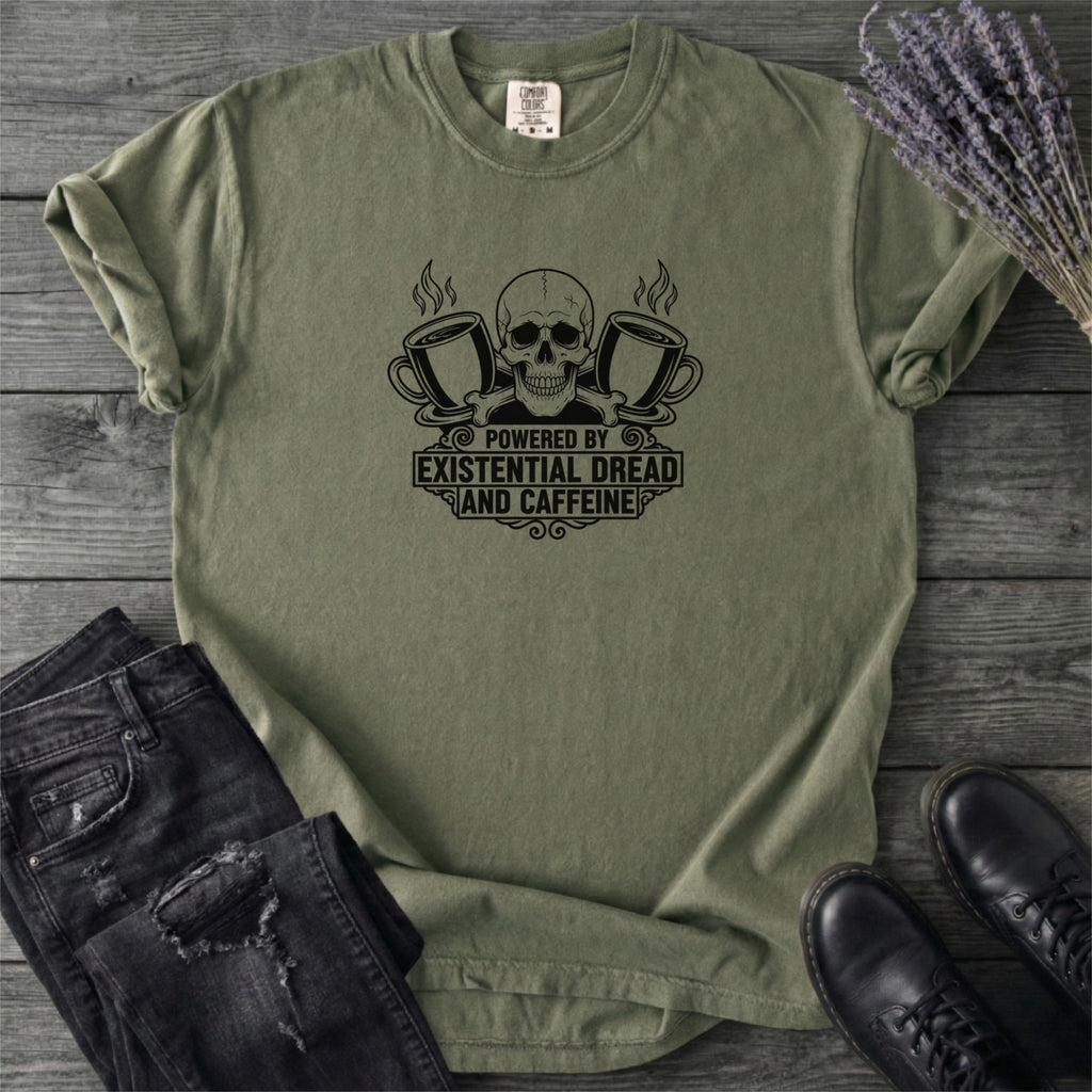 Powered By Dread And Caffeine T-Shirt