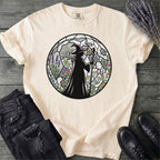 Stained Glass Botanical Witch T-Shirt