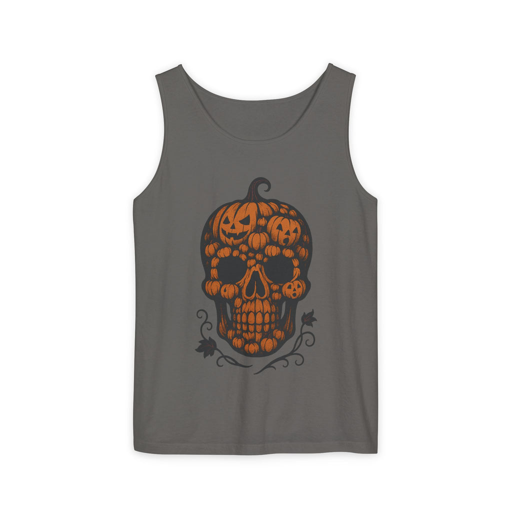 Pumpkin Skull Tank Top
