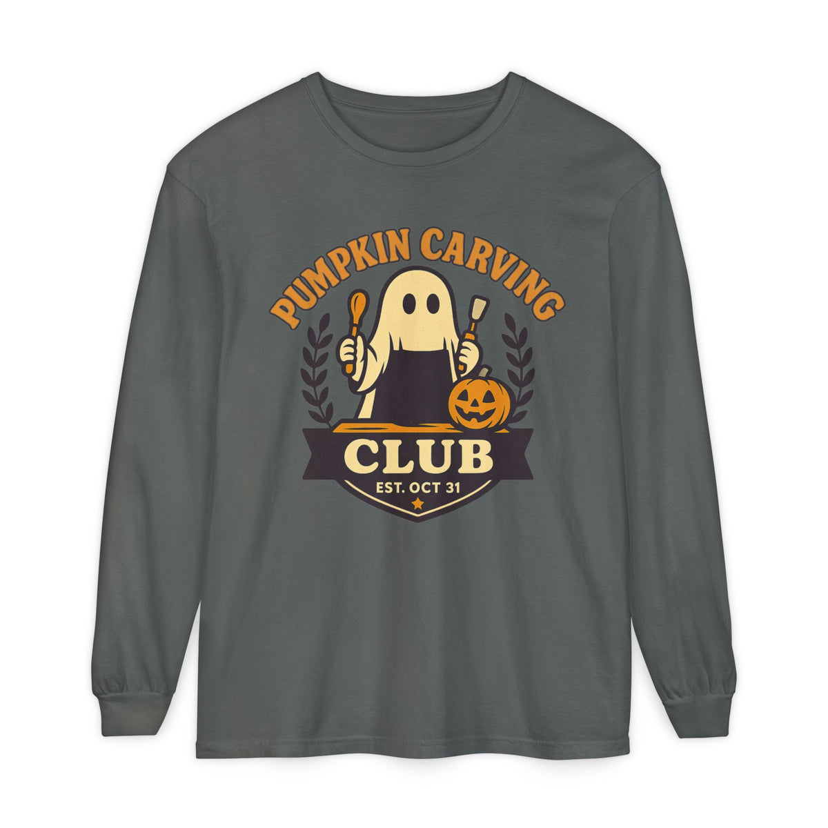 Pumpkin Carving Club Long Sleeve T-Shirt