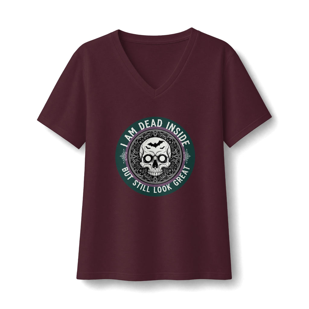 Im Dead Inside But Still Look Great V-Neck T-Shirt