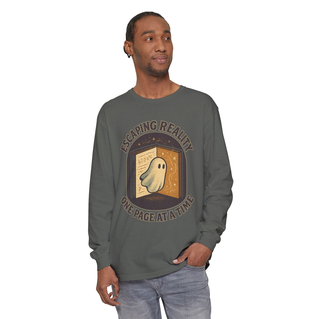 Escaping Reality One Page At A Time Long Sleeve T-Shirt