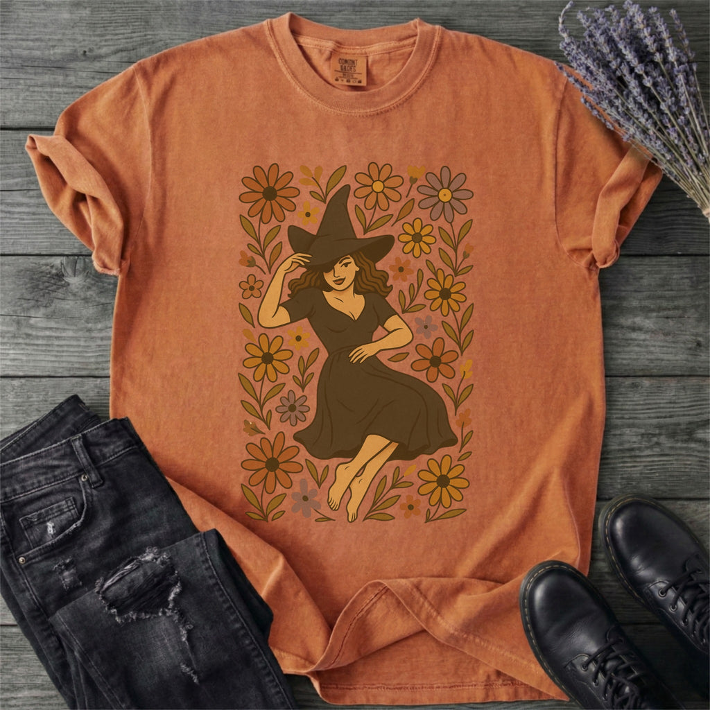 Withering Among Wildflowers Boho T-Shirt