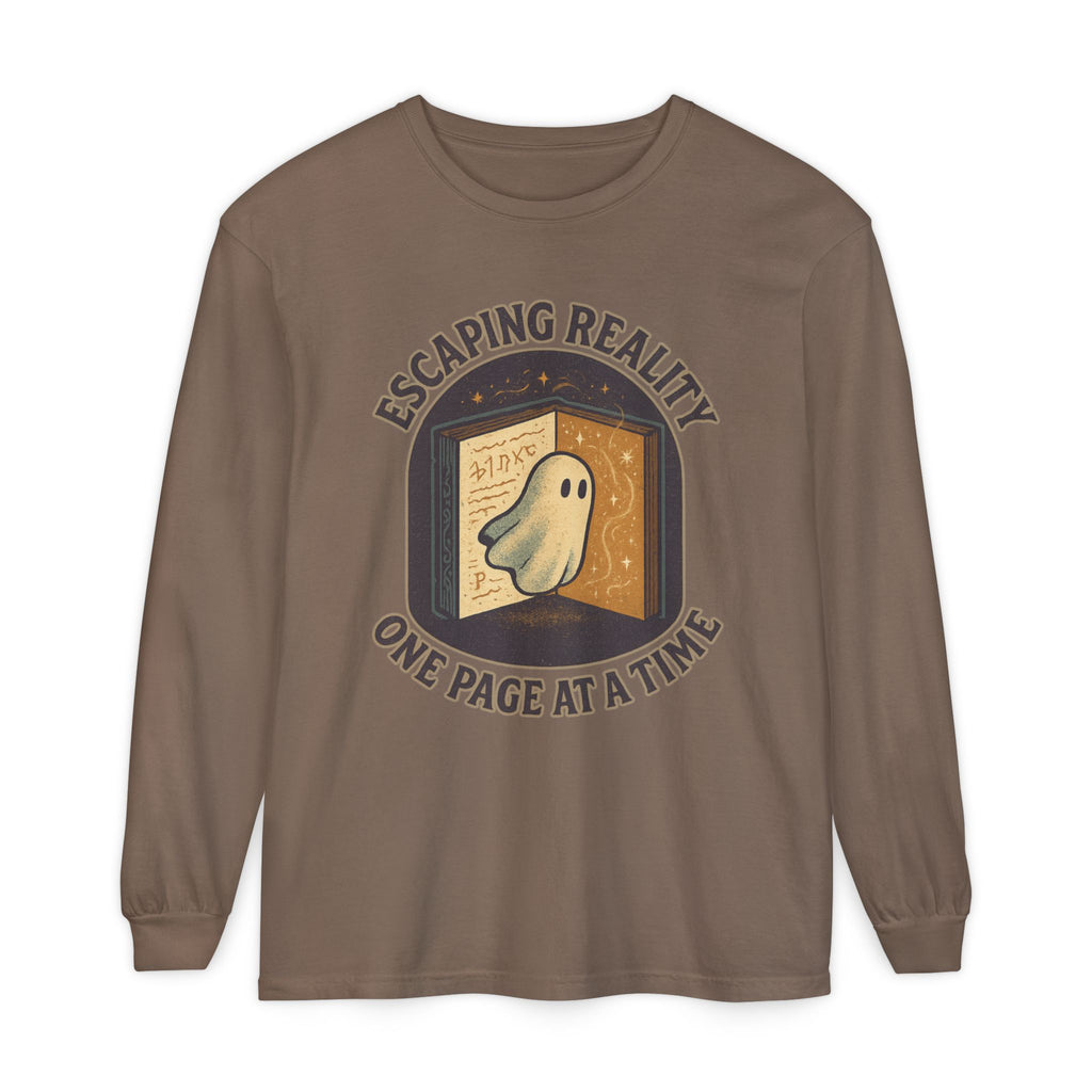 Escaping Reality One Page At A Time Long Sleeve T-Shirt