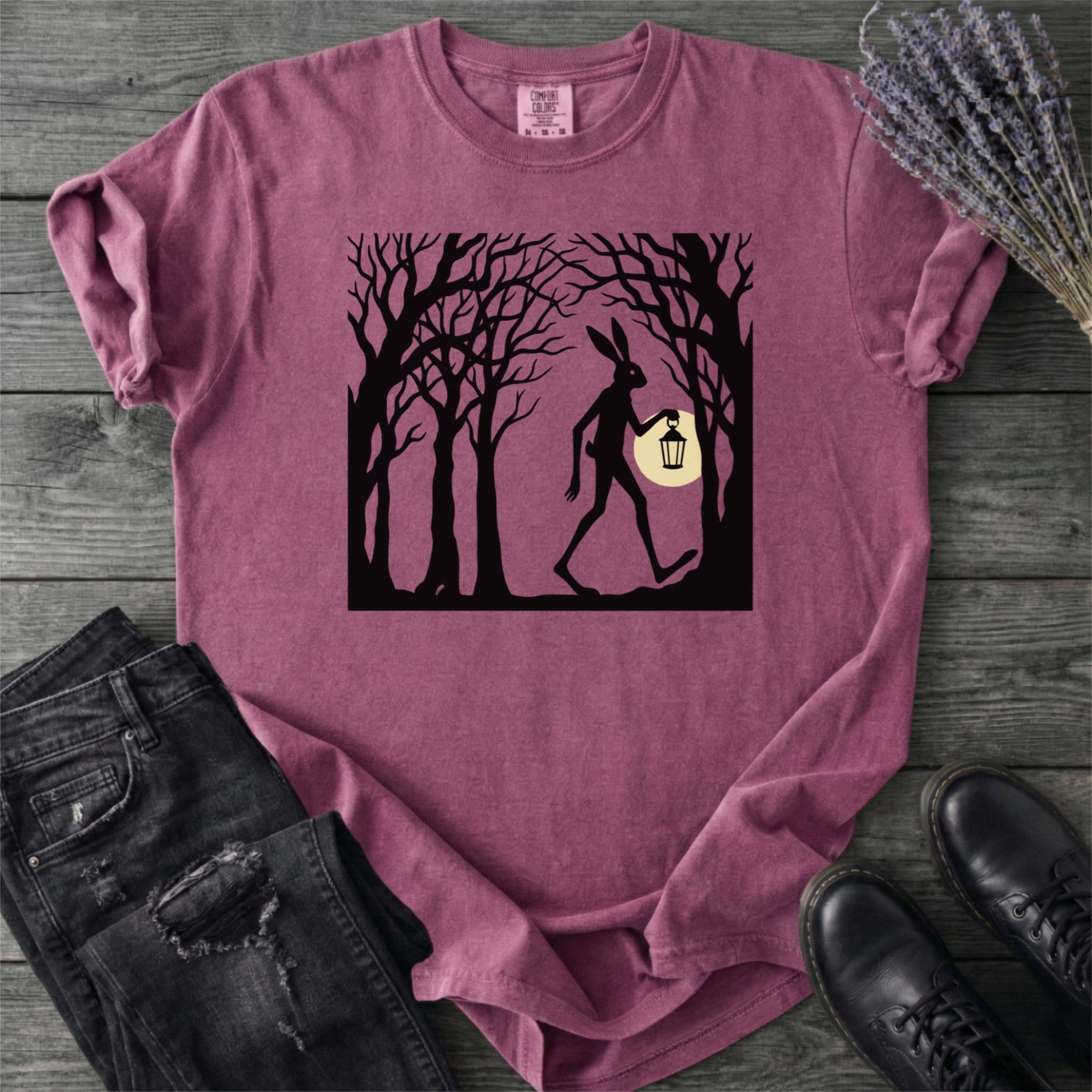 Tall Rabbit Spooky Easter T-Shirt