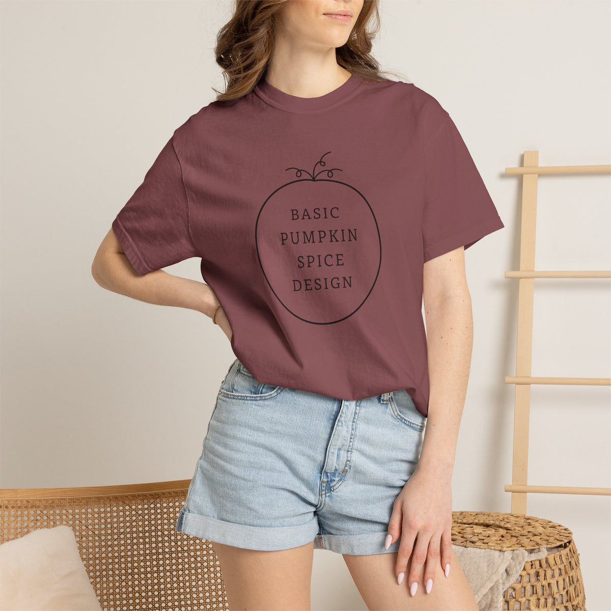 Basic Pumpkin Spice Design T-Shirt
