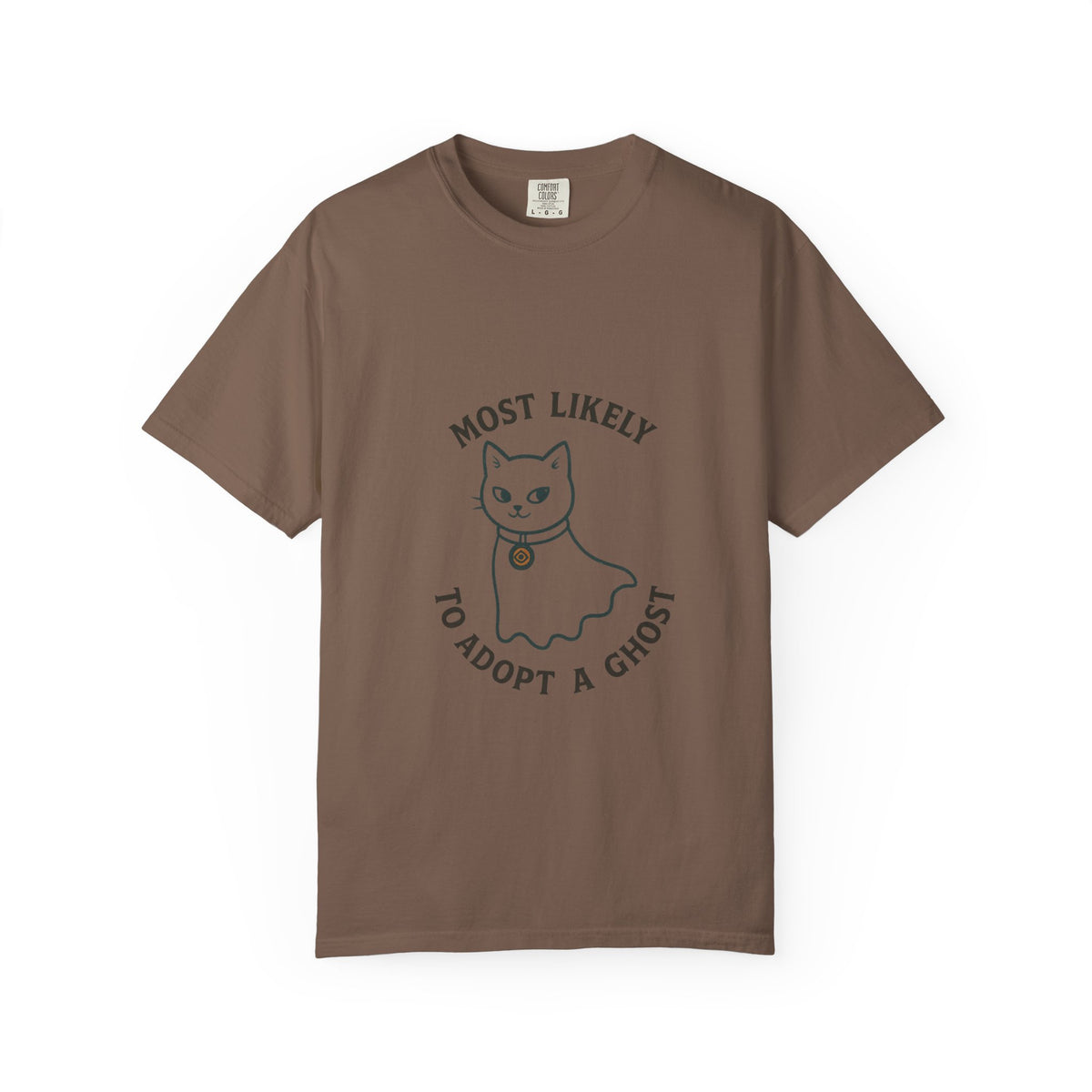 Most Likely To Adopt A Ghost Cat T-Shirt