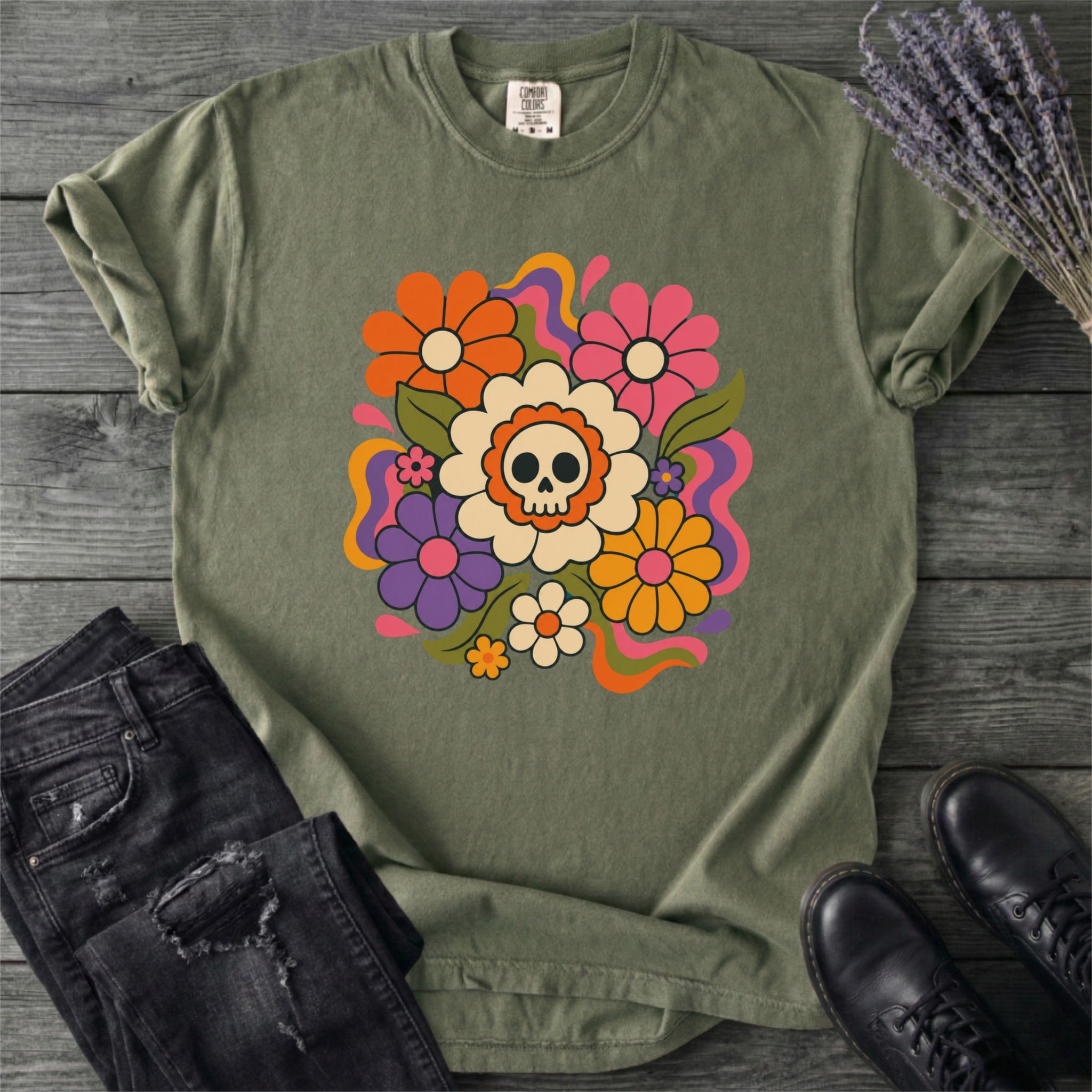 Skull Daisies T-Shirt