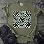 Distressed Bat Grid T-Shirt