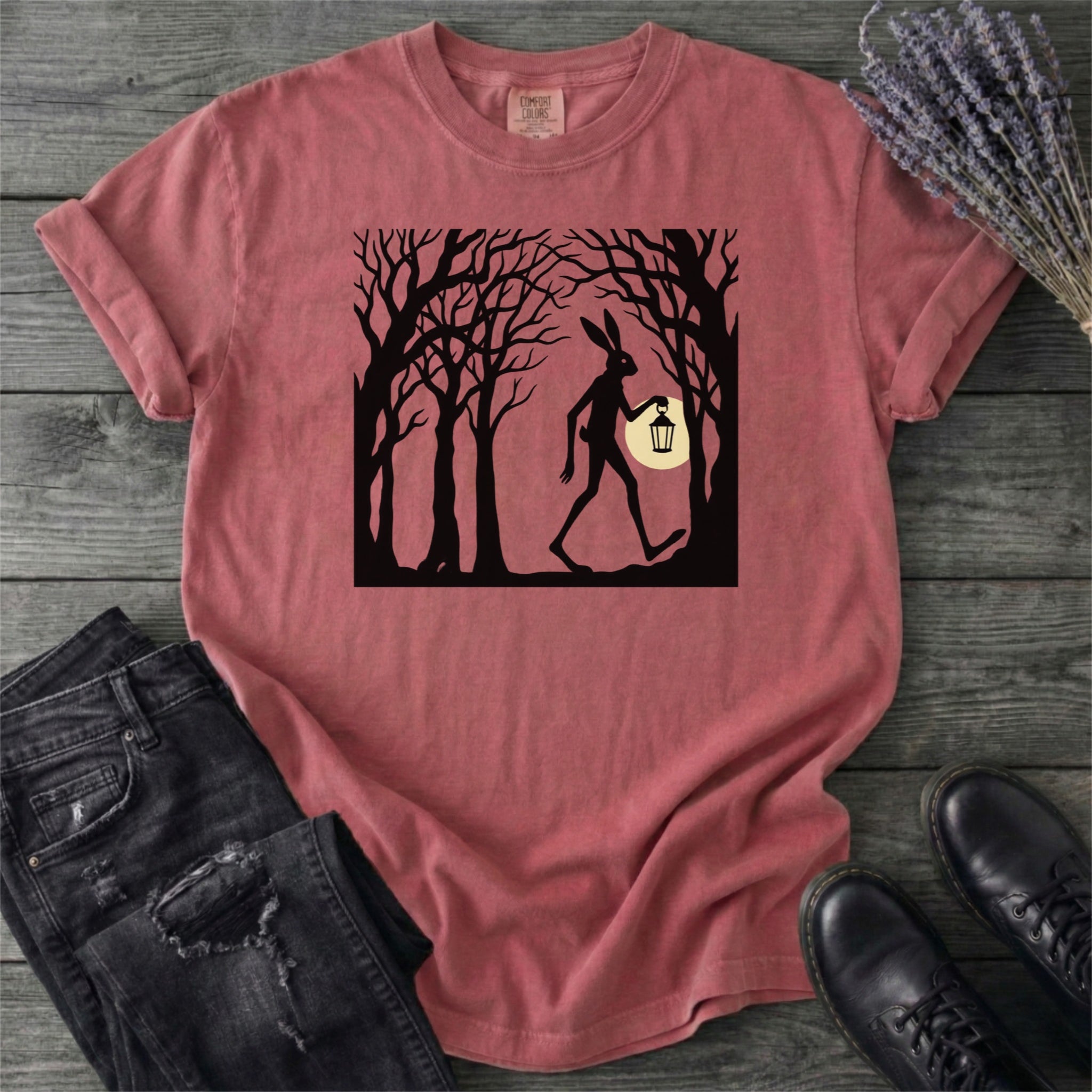 Tall Rabbit Spooky Easter T-Shirt