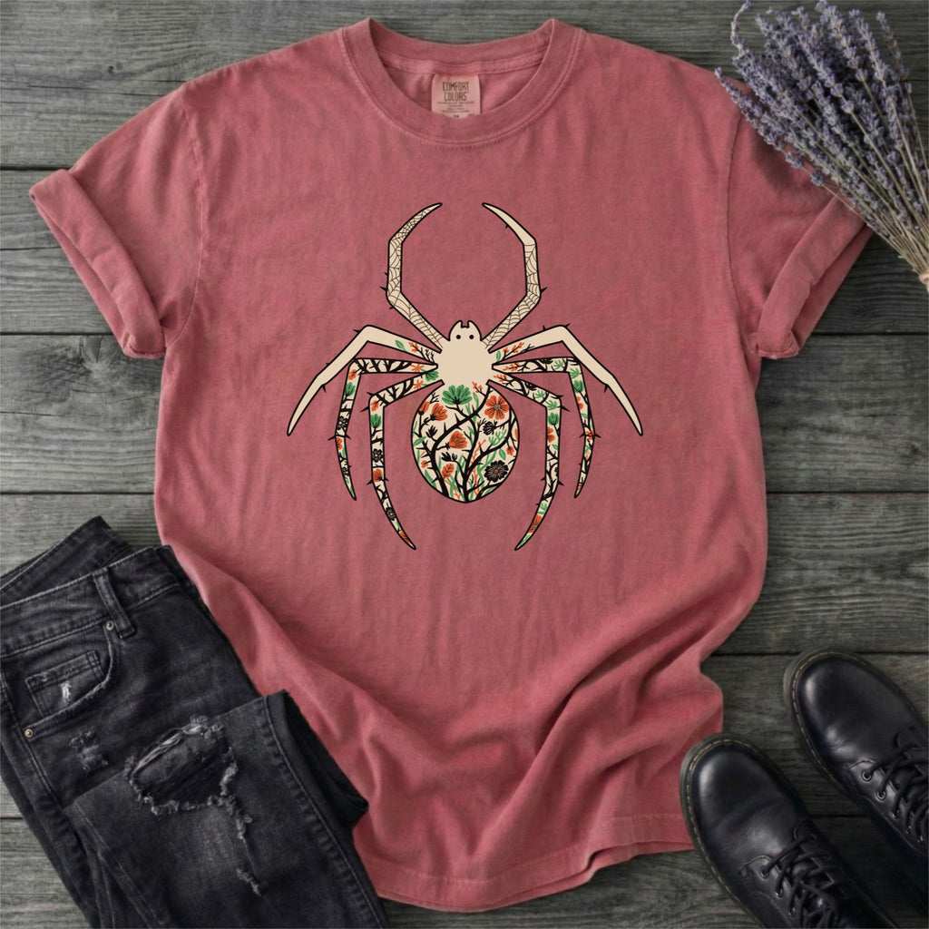 Boho Floral Spider T-Shirt