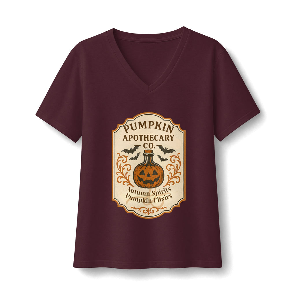 Pumpkin Apothecary Co V-Neck T-Shirt