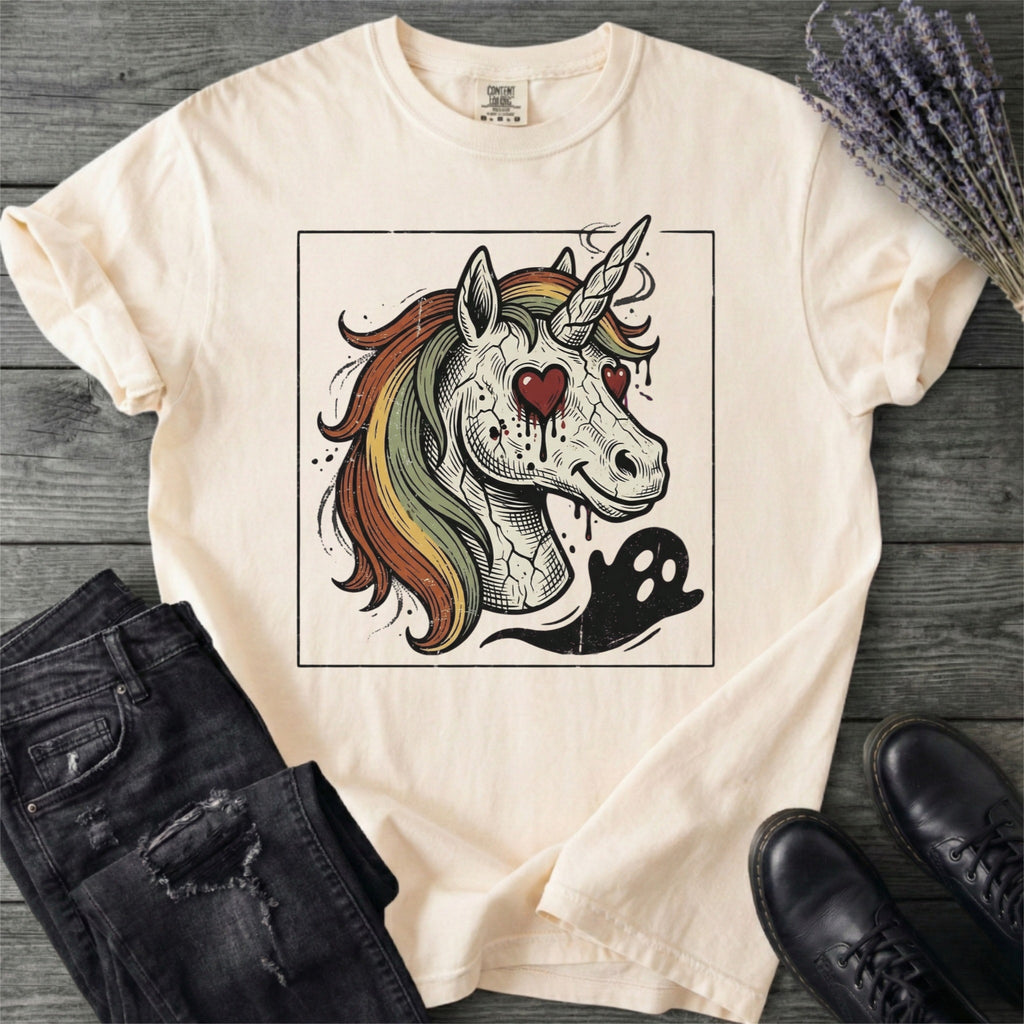 Grunge Zombie Unicorn T-Shirt