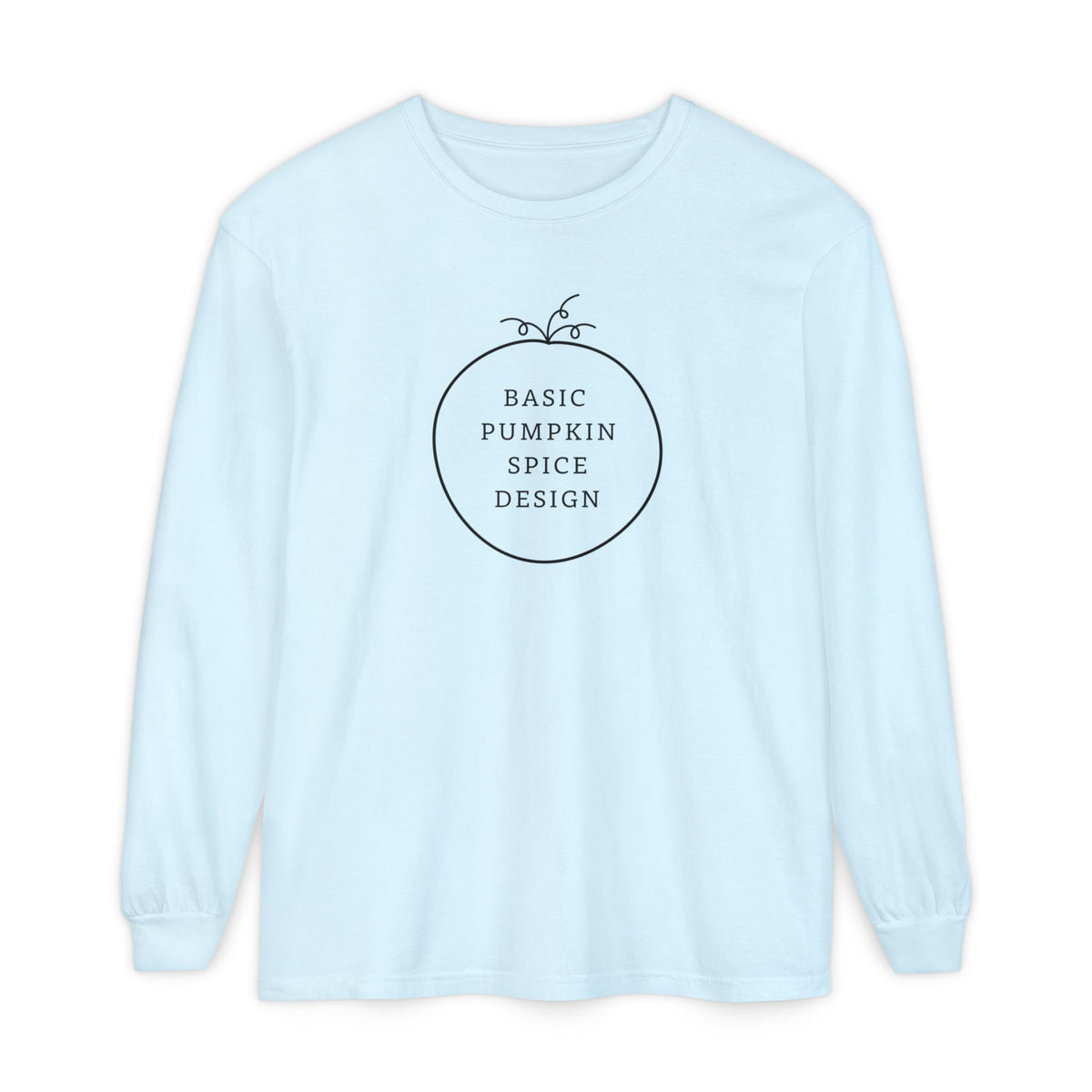Basic Pumpkin Spice Design Long Sleeve T-Shirt
