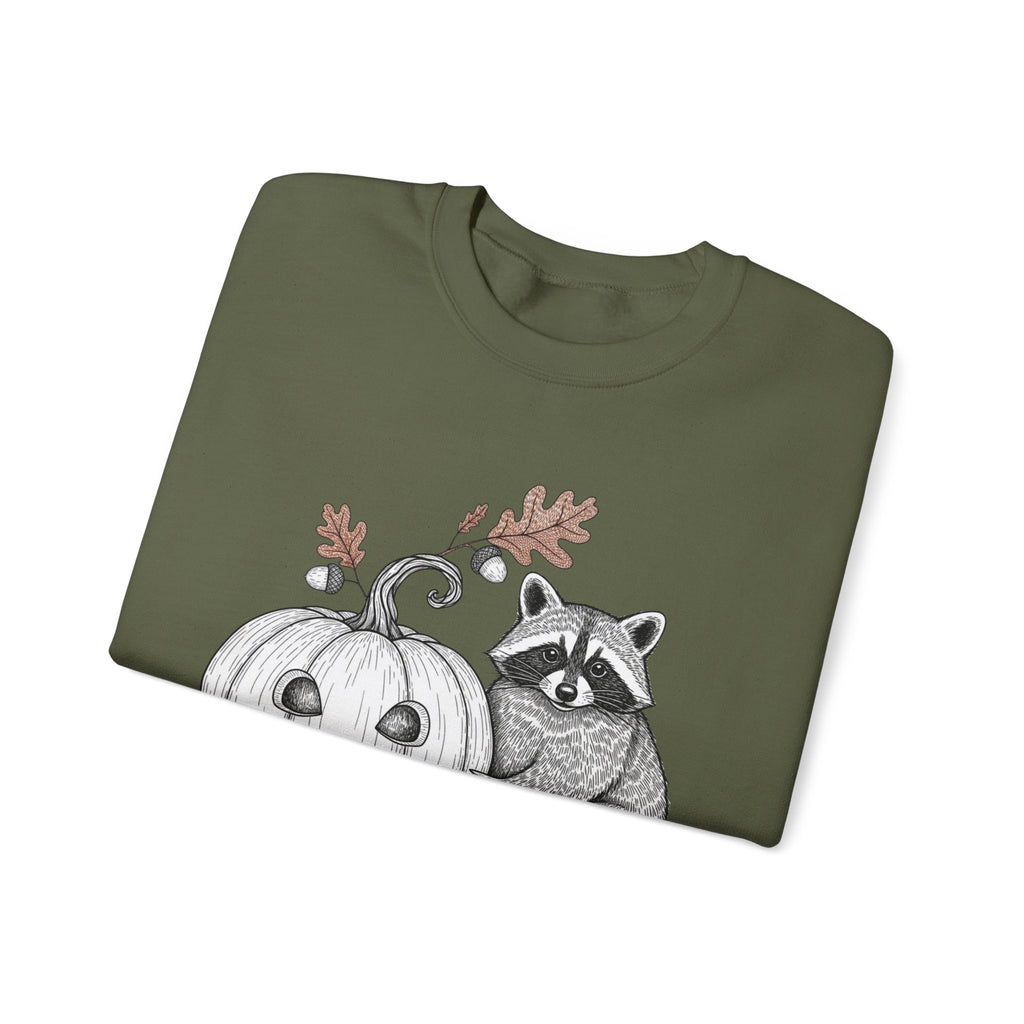Raccoon And Pumpkin Sweatshirt