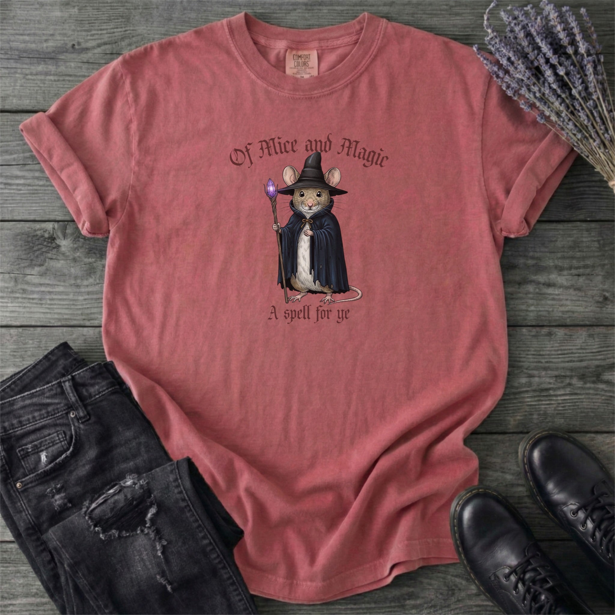 Mouse Wizard Medieval T-Shirt