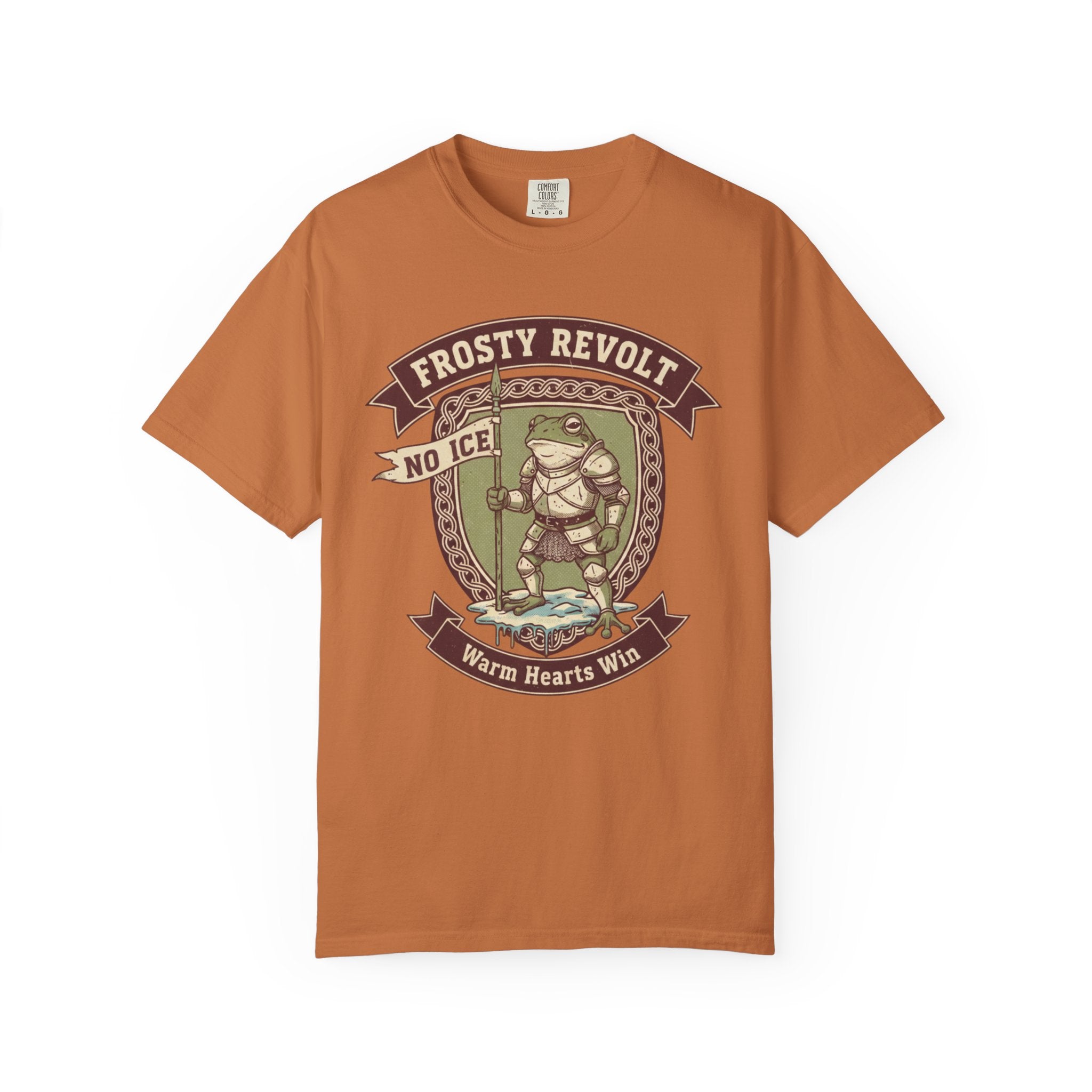 Medieval Frog Knight Protest T-Shirt