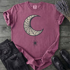 Spiderweb Crescent Moon T-Shirt