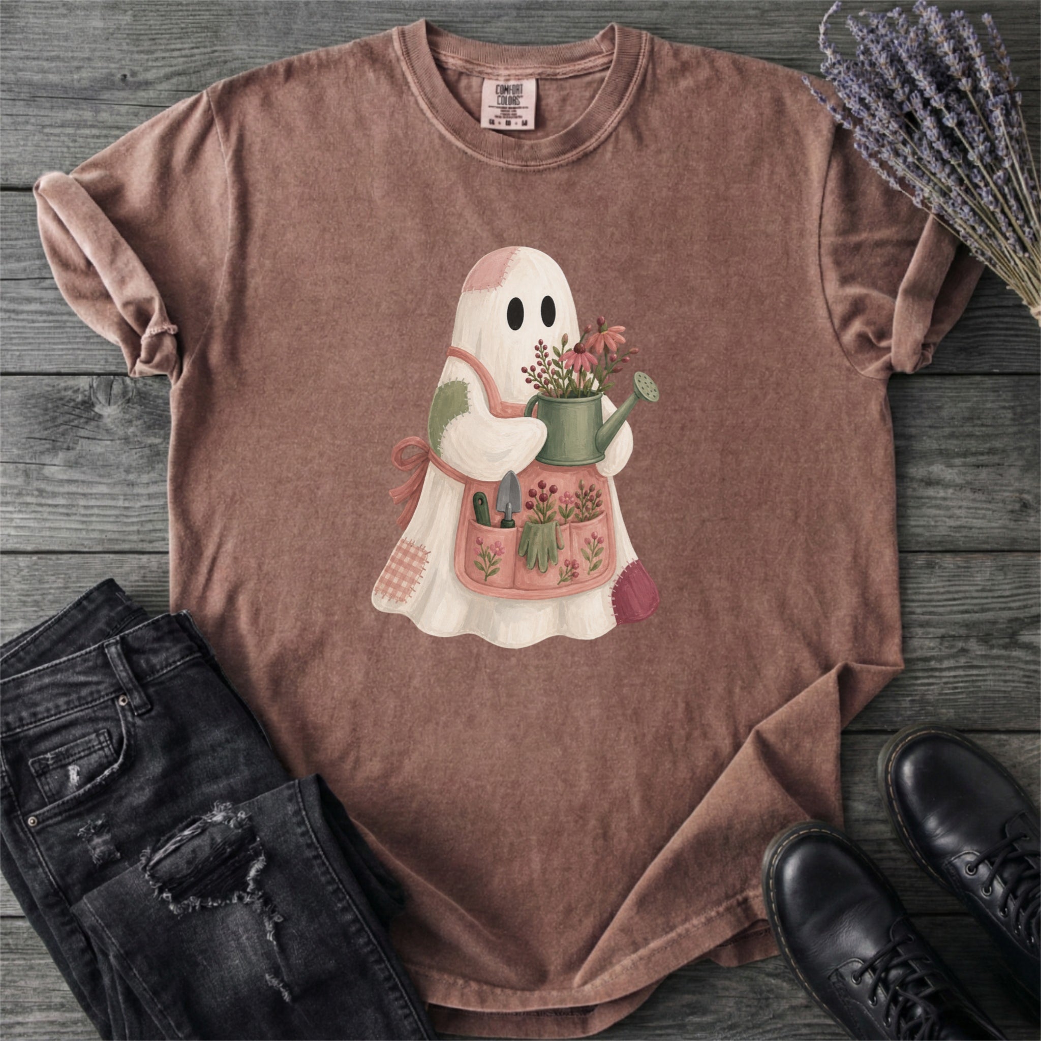 Patchwork Garden Ghost T-Shirt