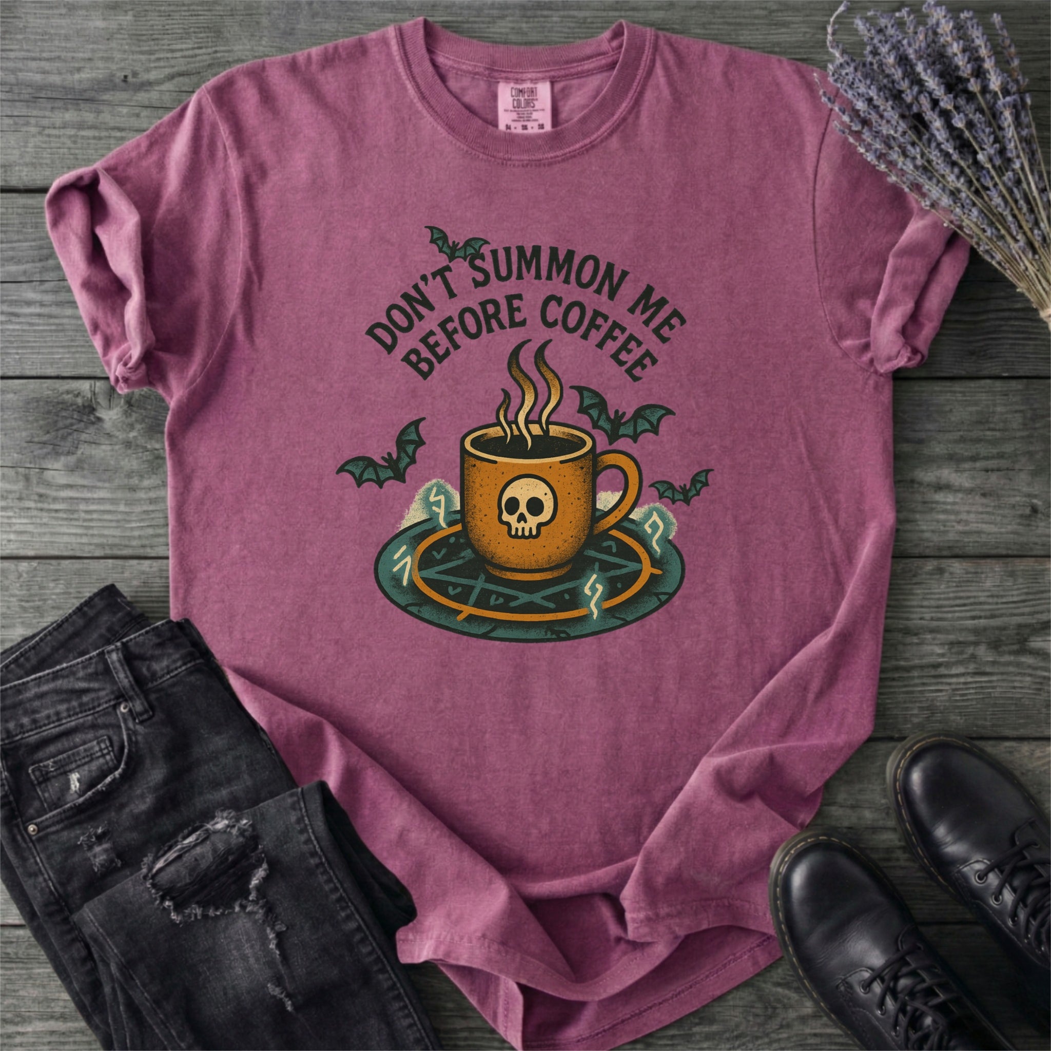 Don't Summon Me Before Coffee T-Shirt