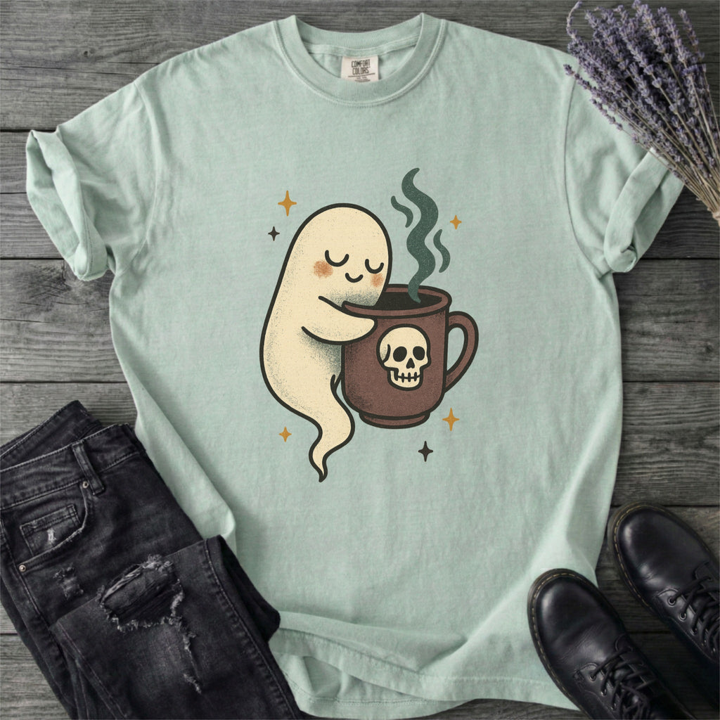 Ghost Coffee Hug T-Shirt