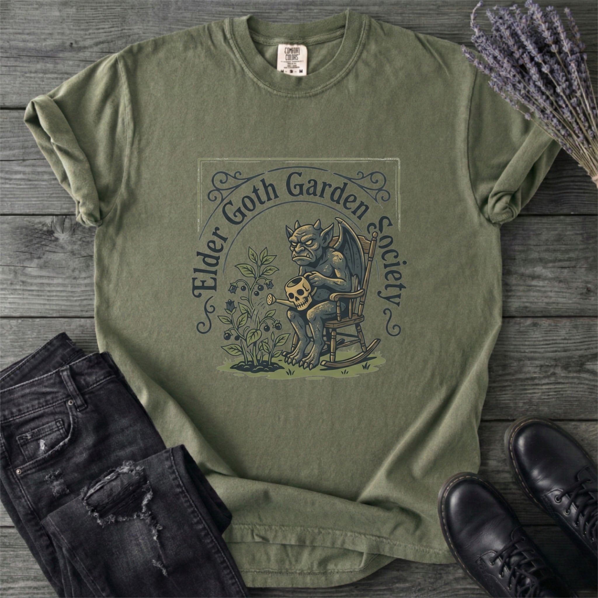 Elder Goth Garden Society T-Shirt