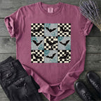 Distressed Bat Grid T-Shirt