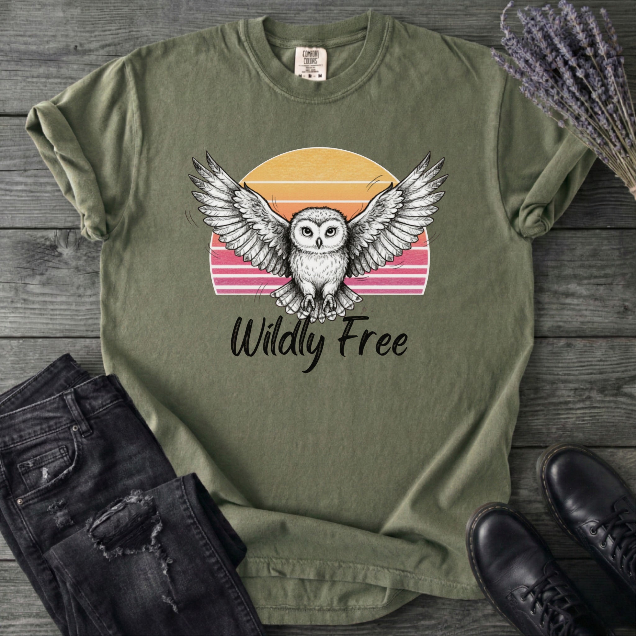 Wildly Free Owl T-Shirt