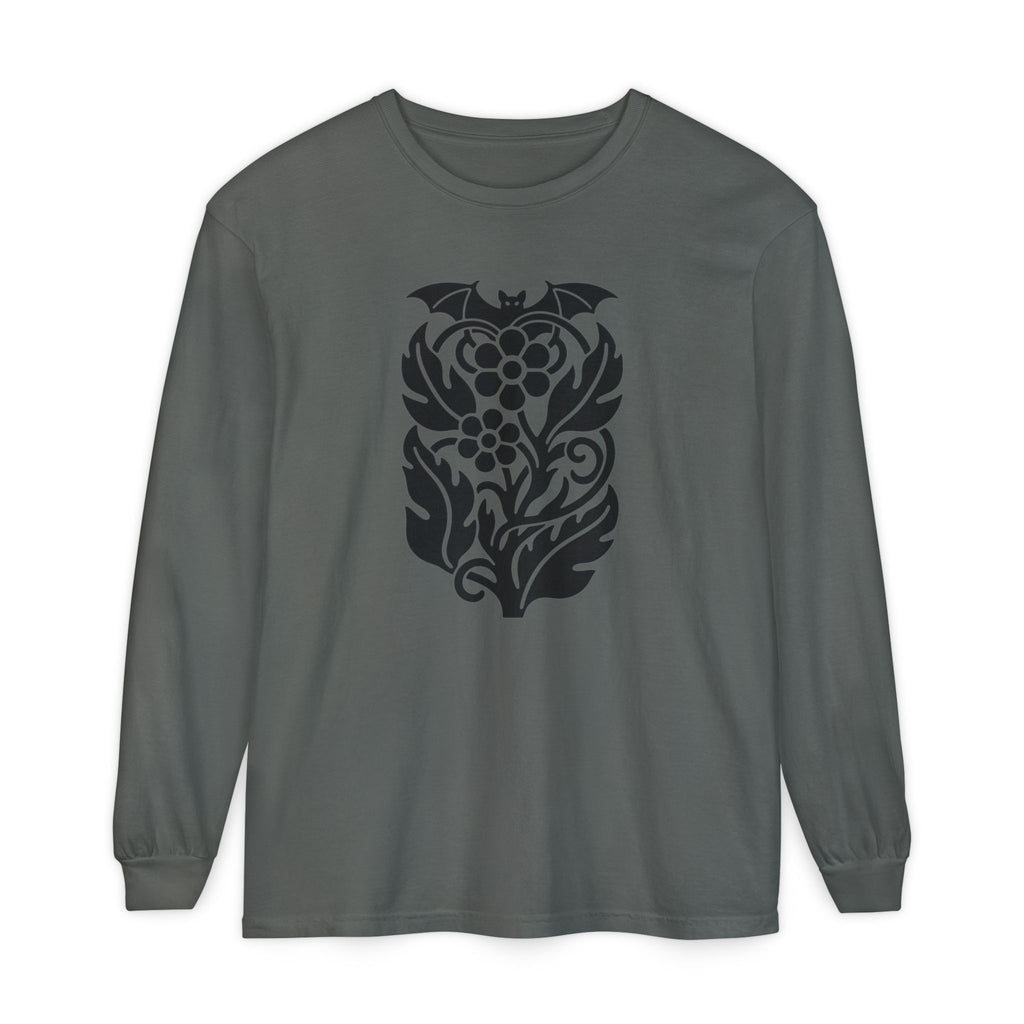 bat night garden Long Sleeve T-Shirt