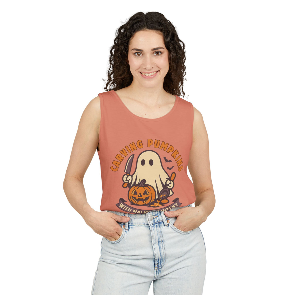Carving Pumpkins Evolved Tank Top