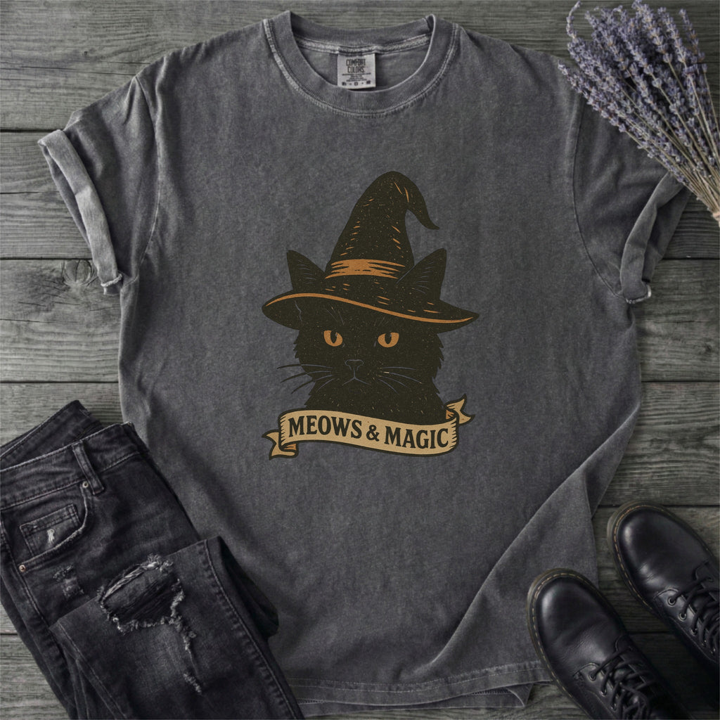 Witchy Cat Magic T-Shirt