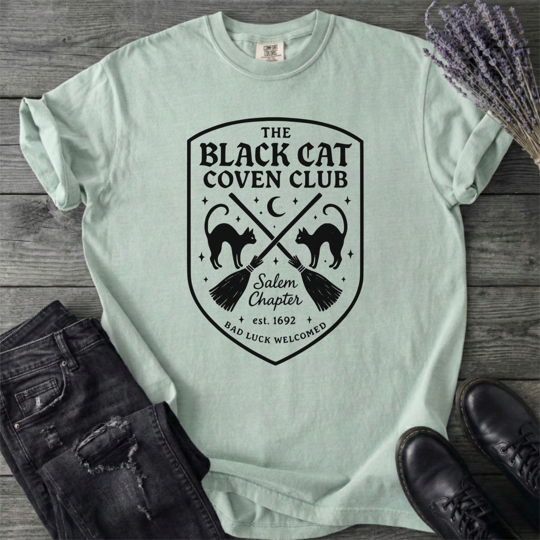 Black Cat Coven Club T-Shirt