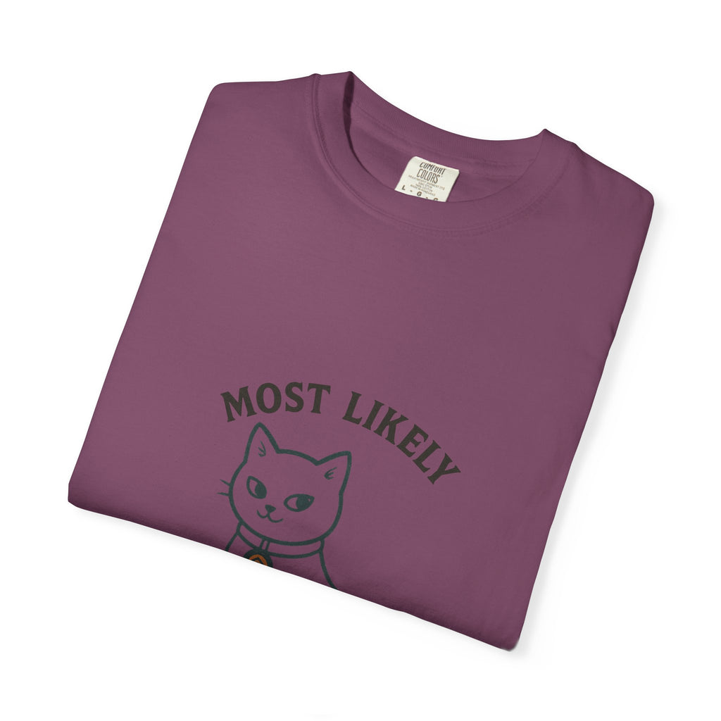 Most Likely To Adopt A Ghost Cat T-Shirt