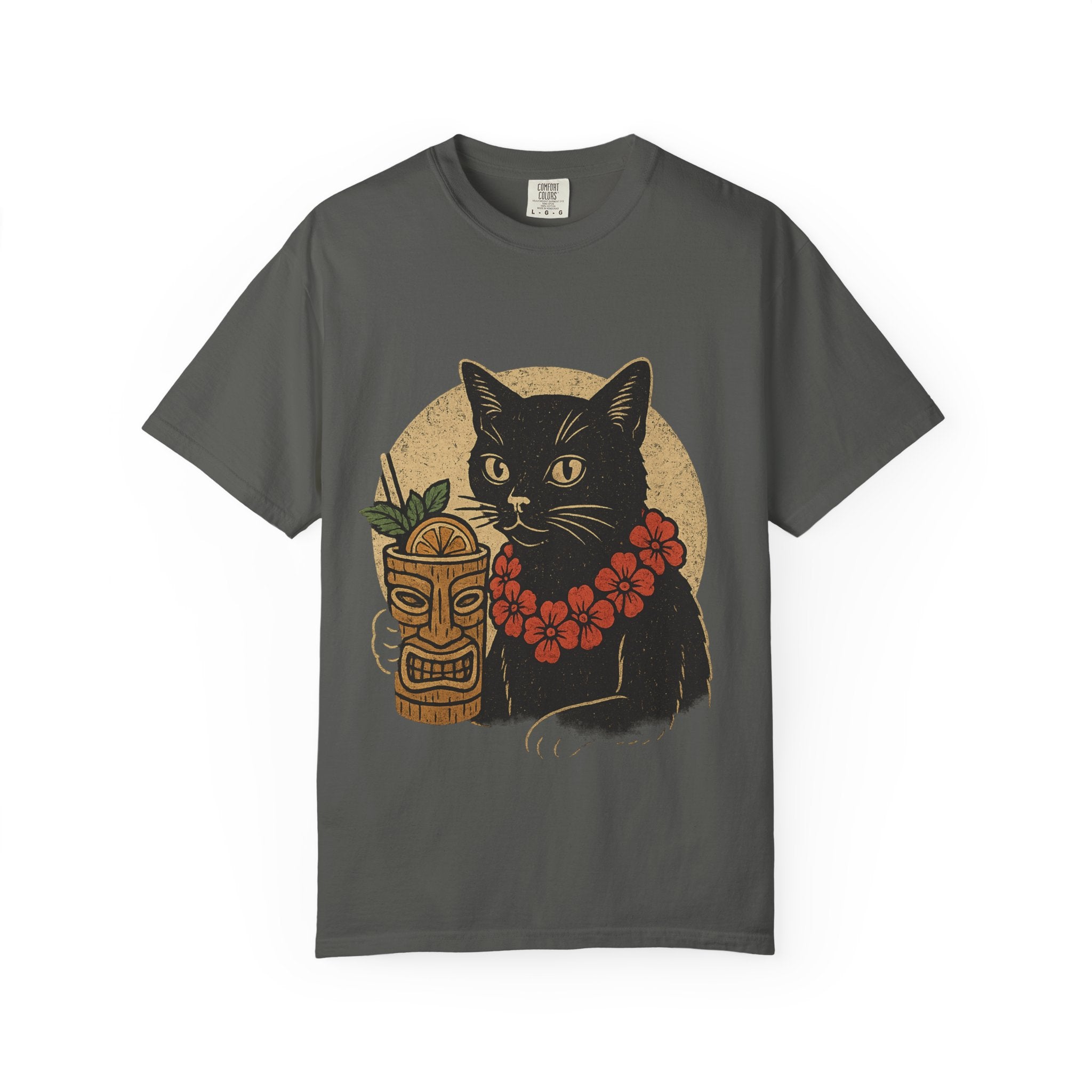 Tiki Bar Black Cat T-Shirt