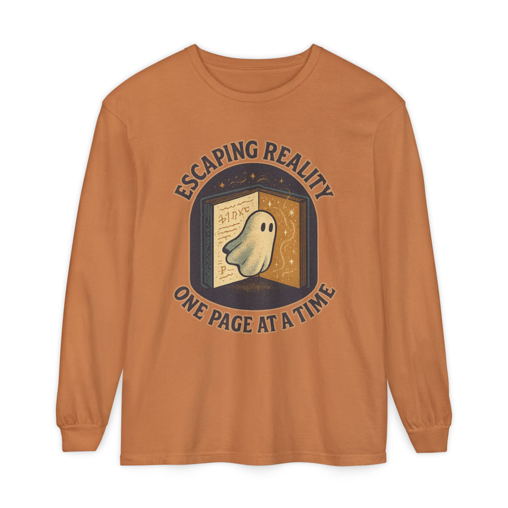 Escaping Reality One Page At A Time Long Sleeve T-Shirt