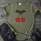 Bat Cherries Gothic T-Shirt