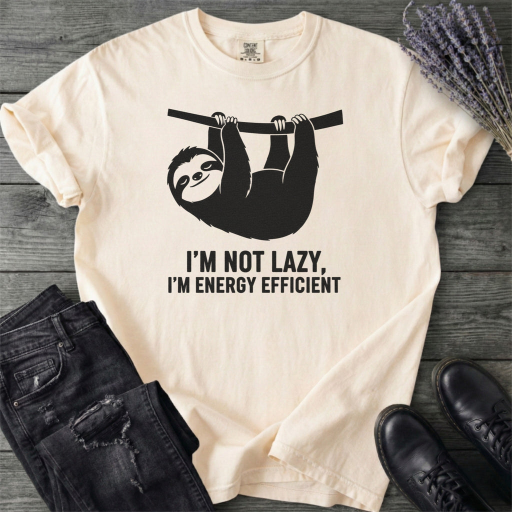 Im Not Lazy Im Energy Efficient T-Shirt
