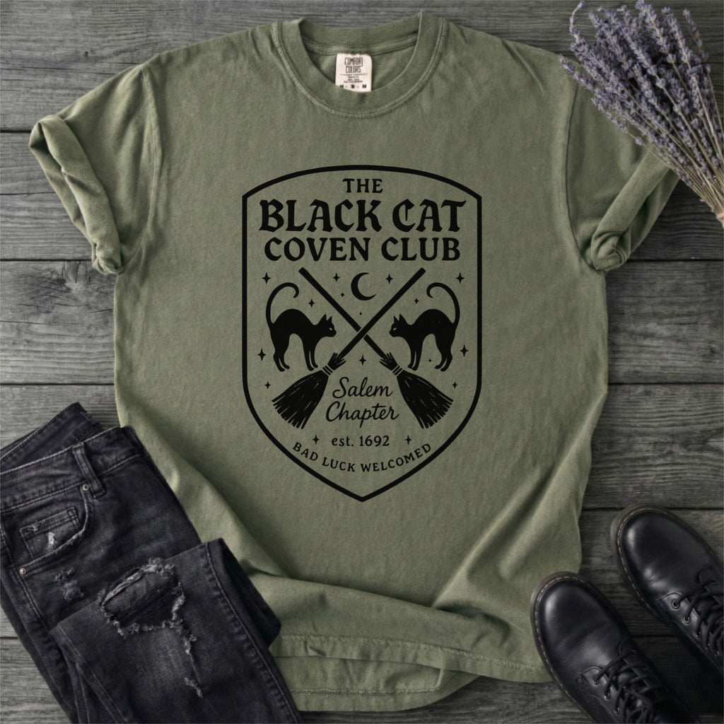 Black Cat Coven Club T-Shirt