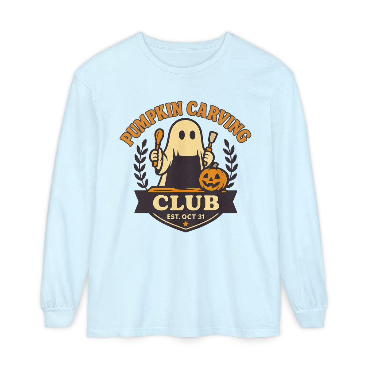 Pumpkin Carving Club Long Sleeve T-Shirt