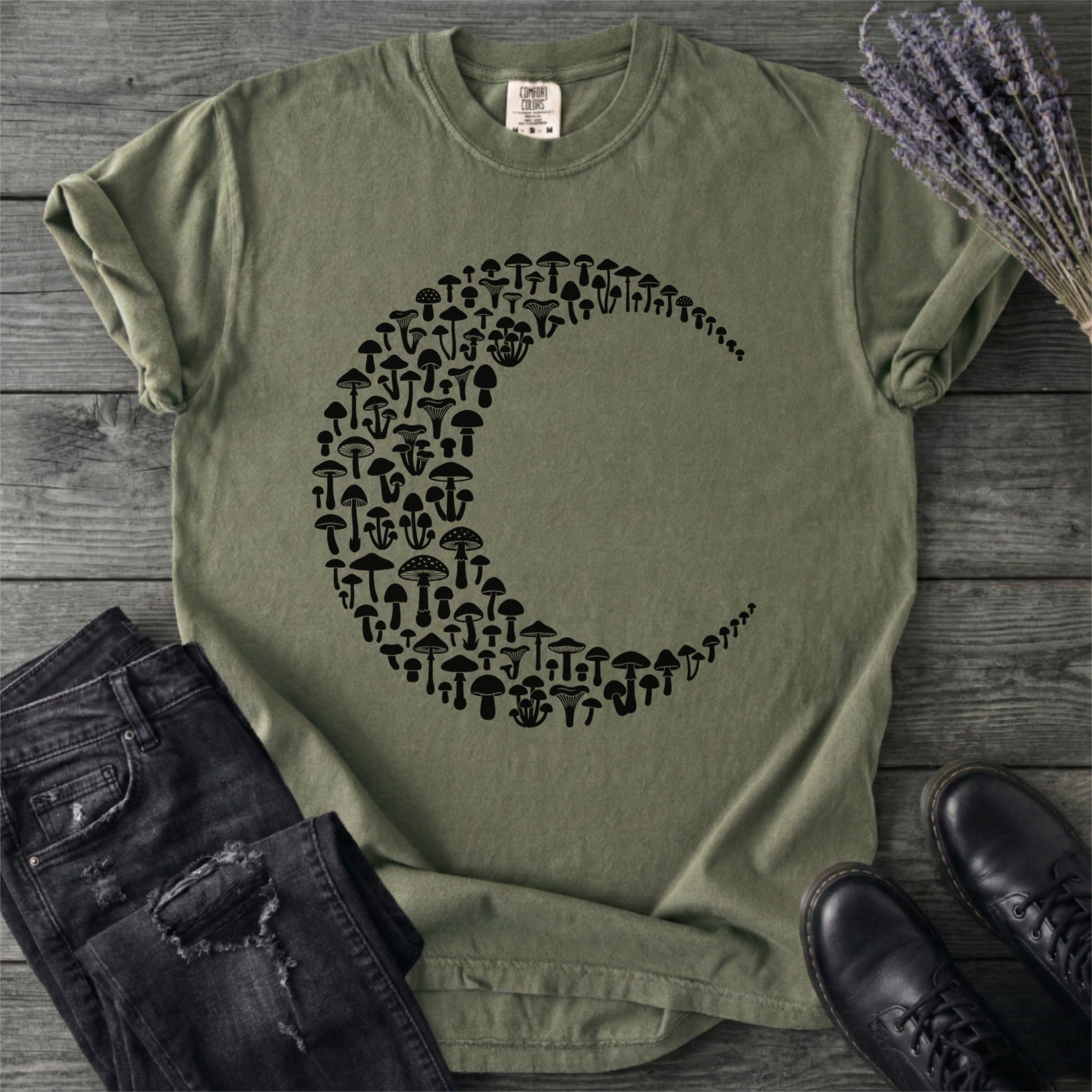 Moonlit Mushrooms T-Shirt