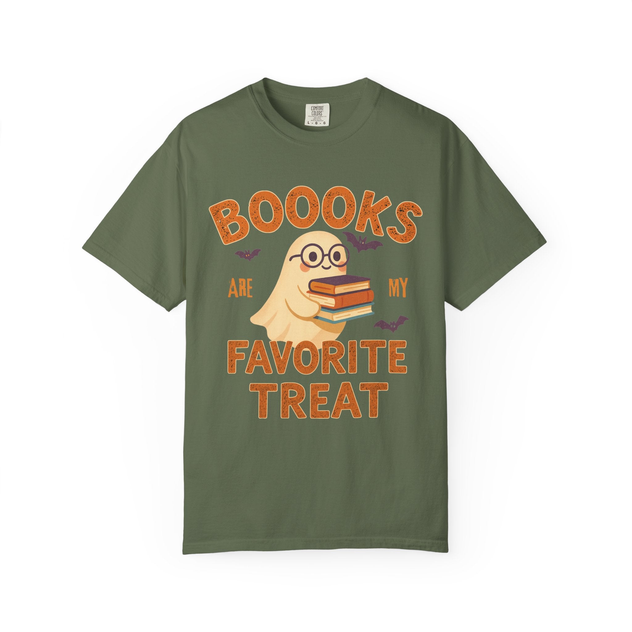 Books Are My Favorite Treat Ghost T-Shirt