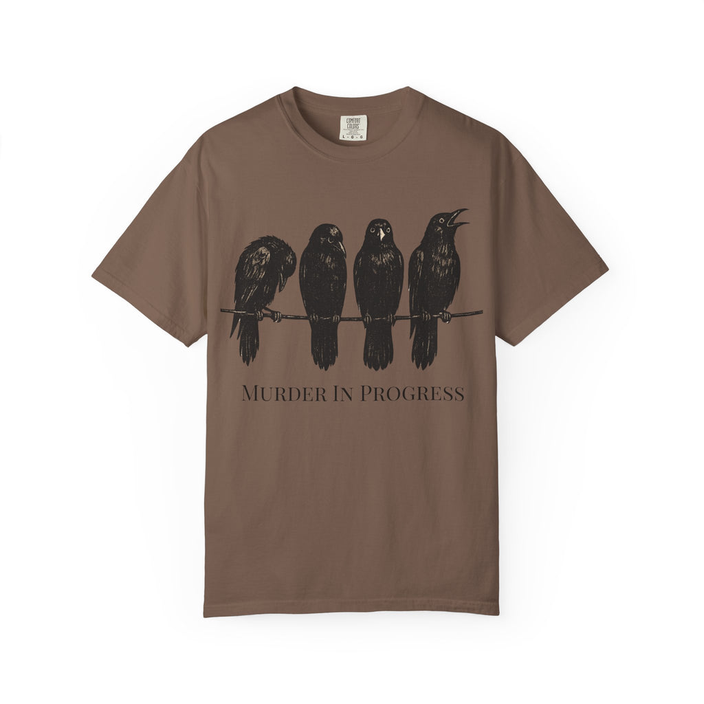Murder In Progress Crow T-Shirt