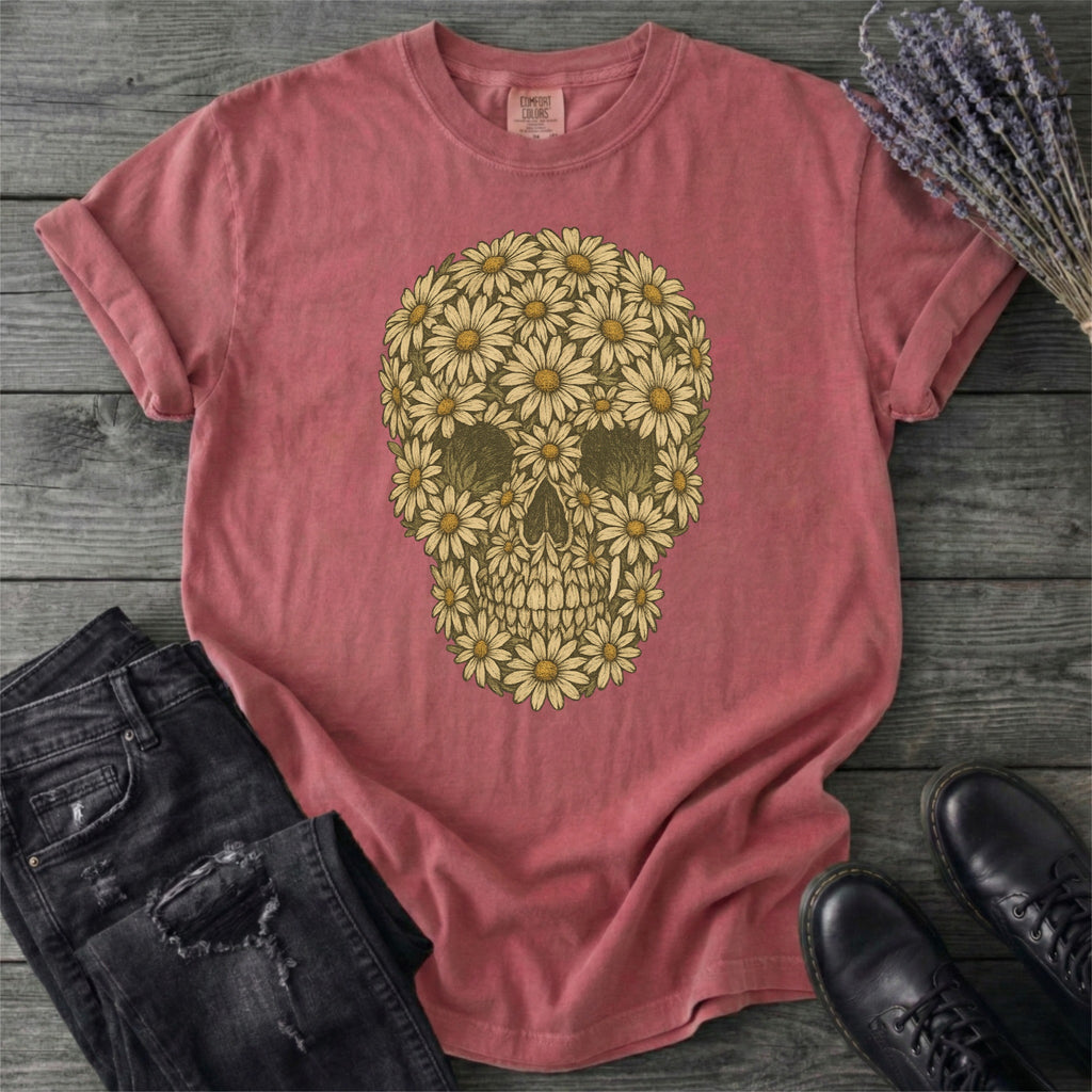 Daisy Skull T-Shirt