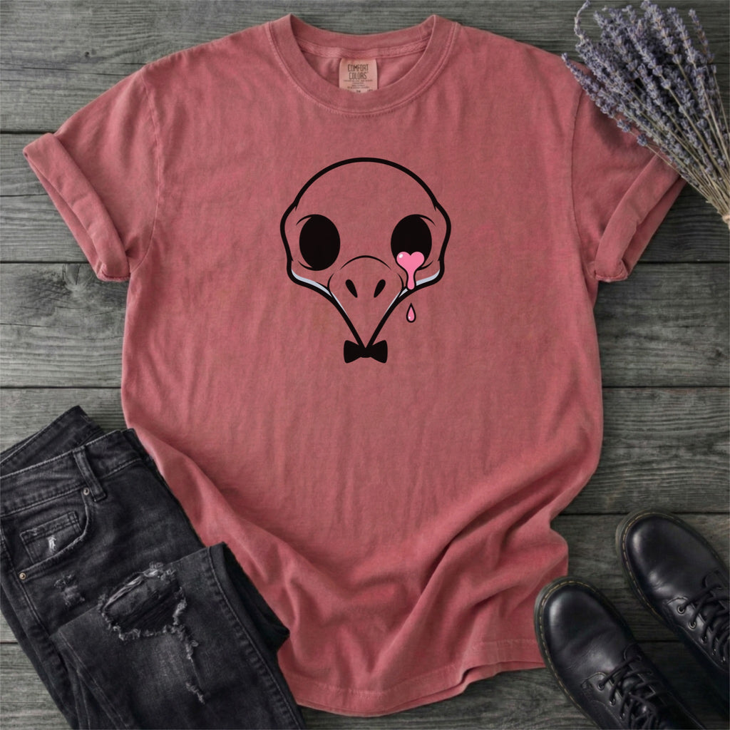 Crying Raven Skull T-Shirt
