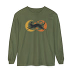 Witch Cat Celestial Ufo Long Sleeve T-Shirt