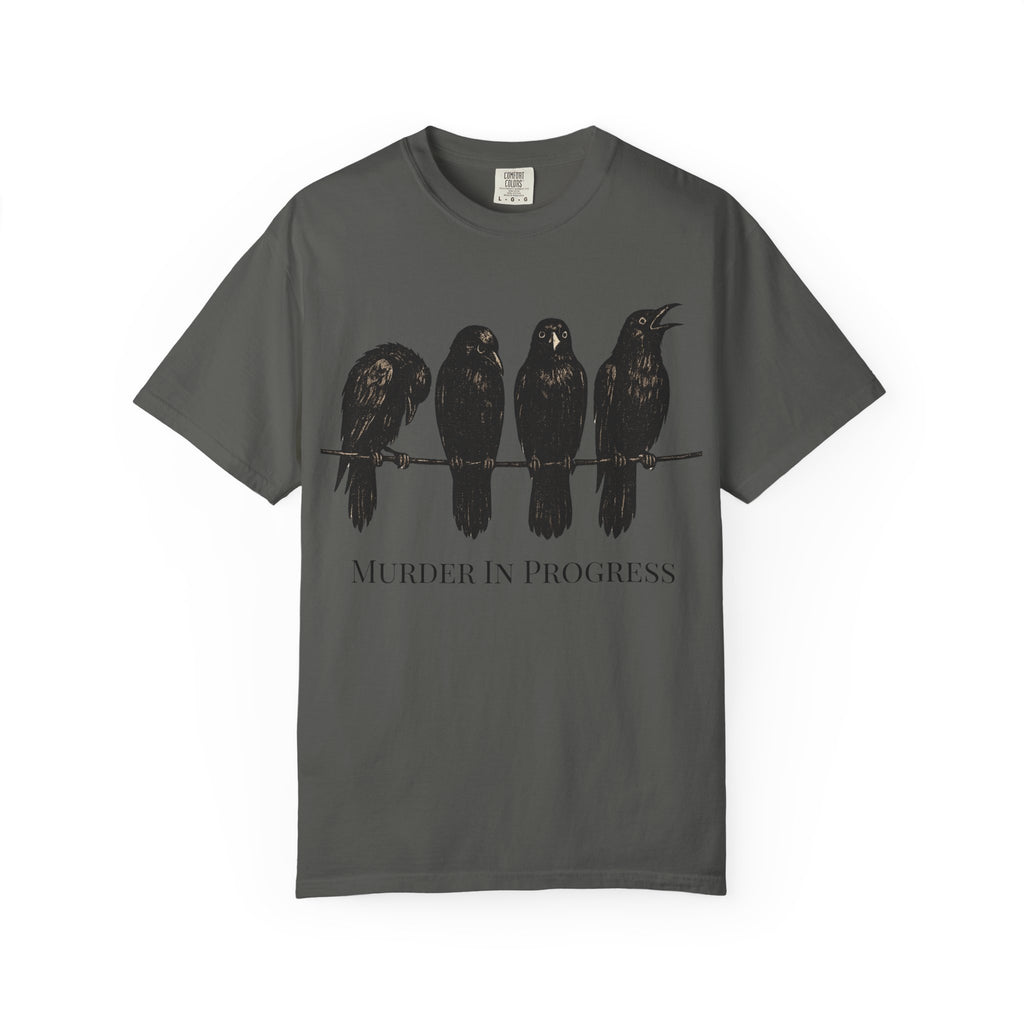 Murder In Progress Crow T-Shirt