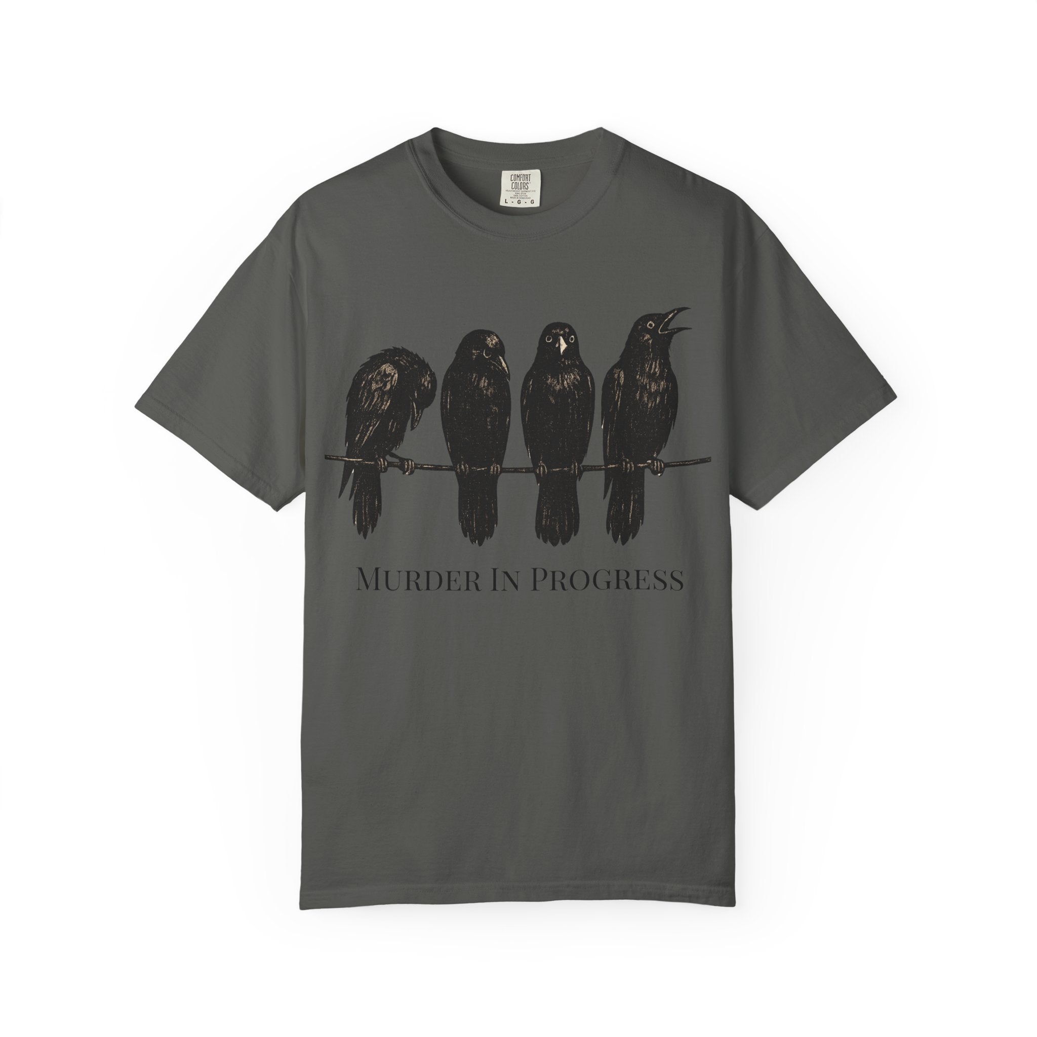 Murder In Progress Crow T-Shirt