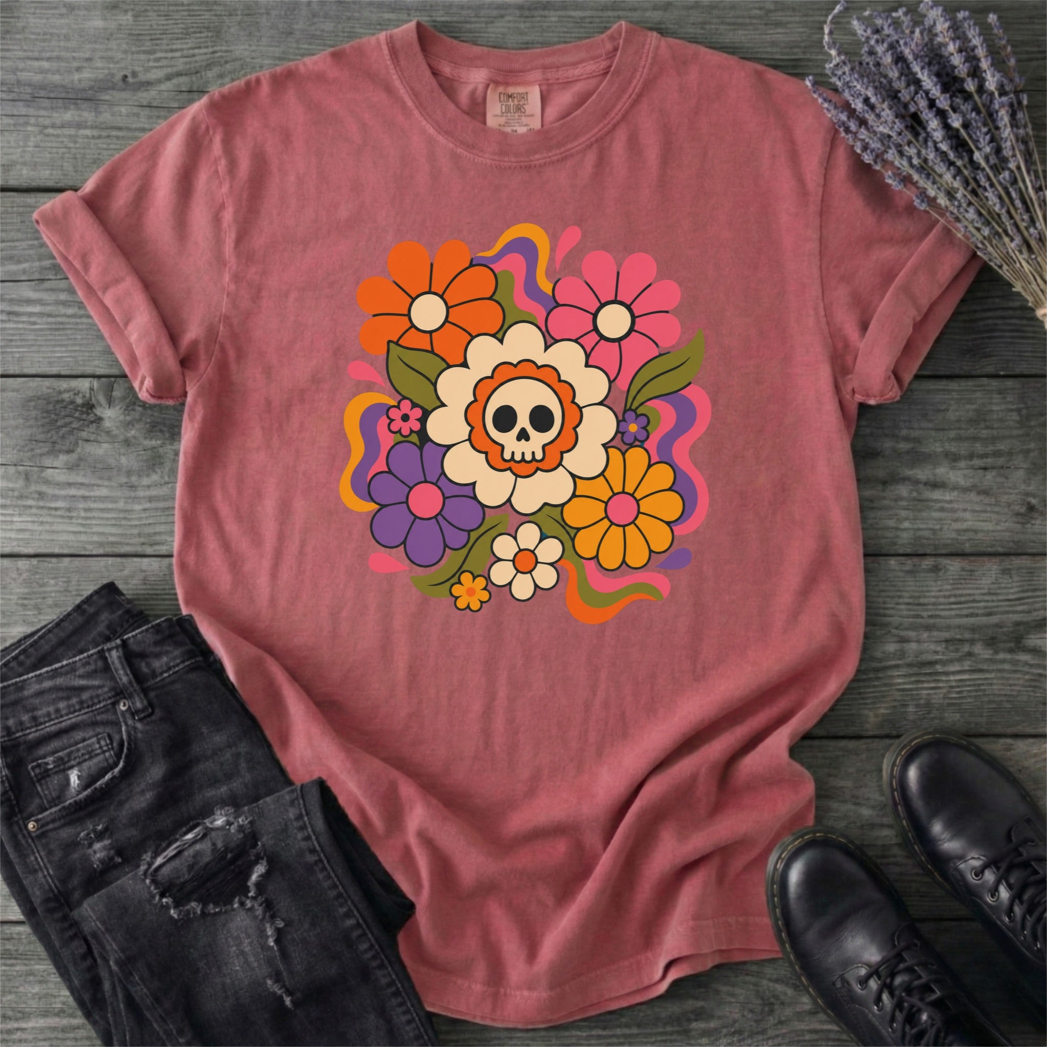 Skull Daisies T-Shirt